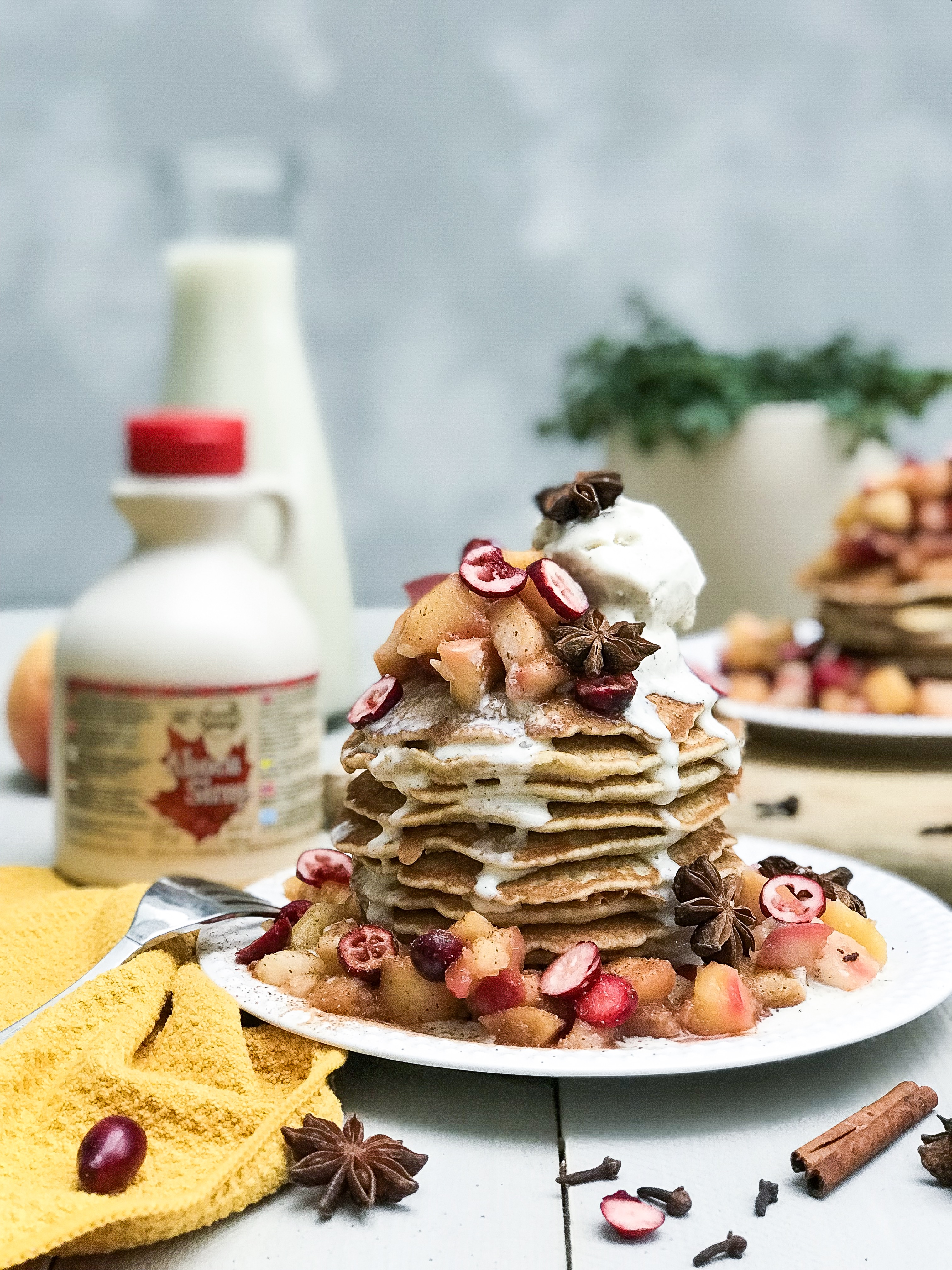 Pancakes au pain d'épices 